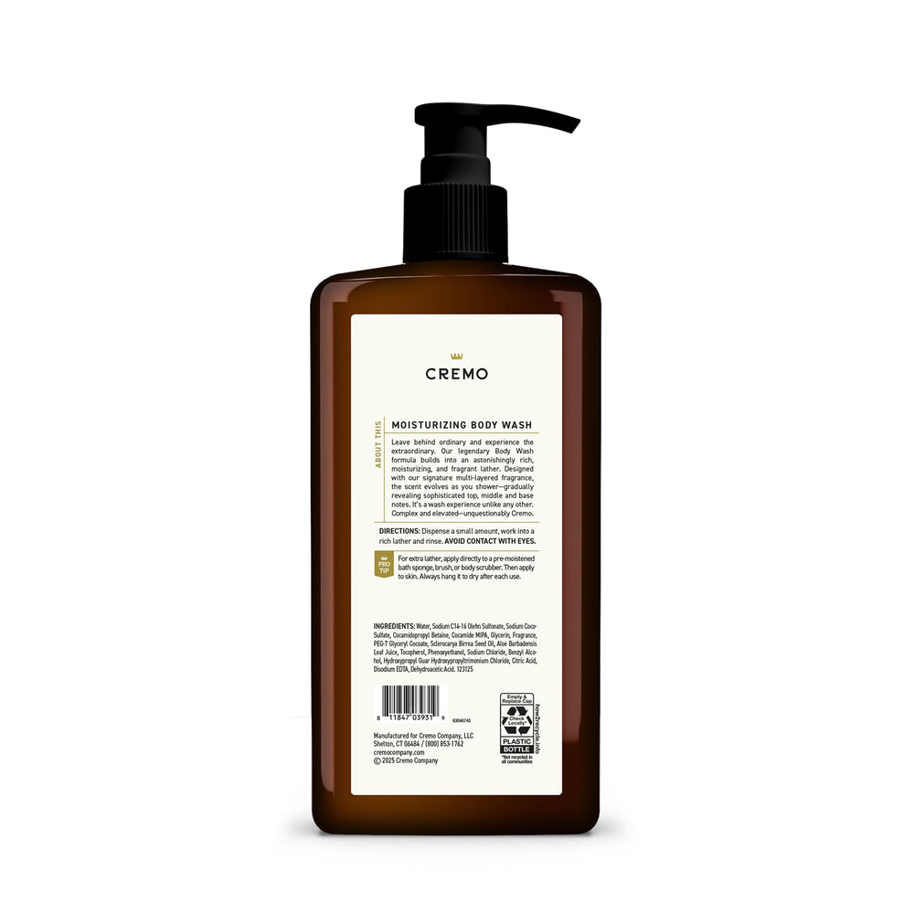 Cremo Bourbon & Oak in a morning shower routine