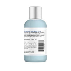 Cremo post-shave balm application close-up demonstrates quick absorption and non-greasy finish.