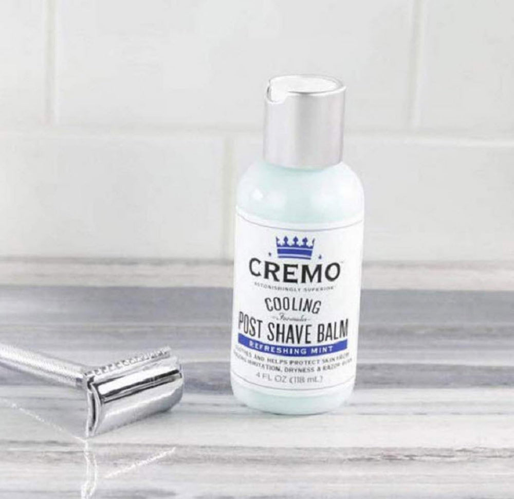 Cremo balm on skin highlights smooth texture and relief from dryness.