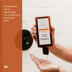 Cremo evolving scent notes unfold as you rinse, adding depth.