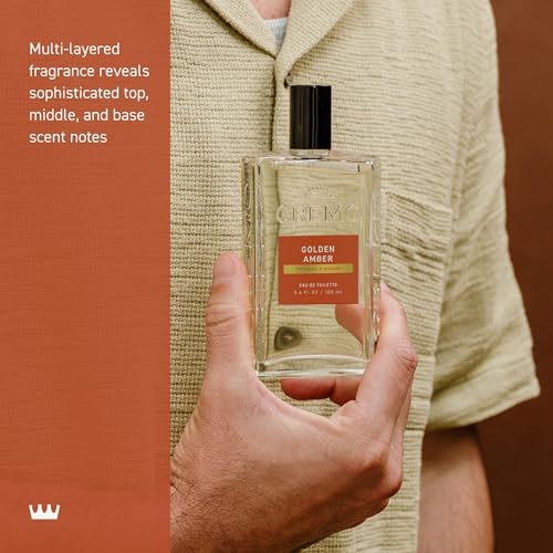Cremo Golden Amber liquid-sheen reflects ambergris warmth and depth.