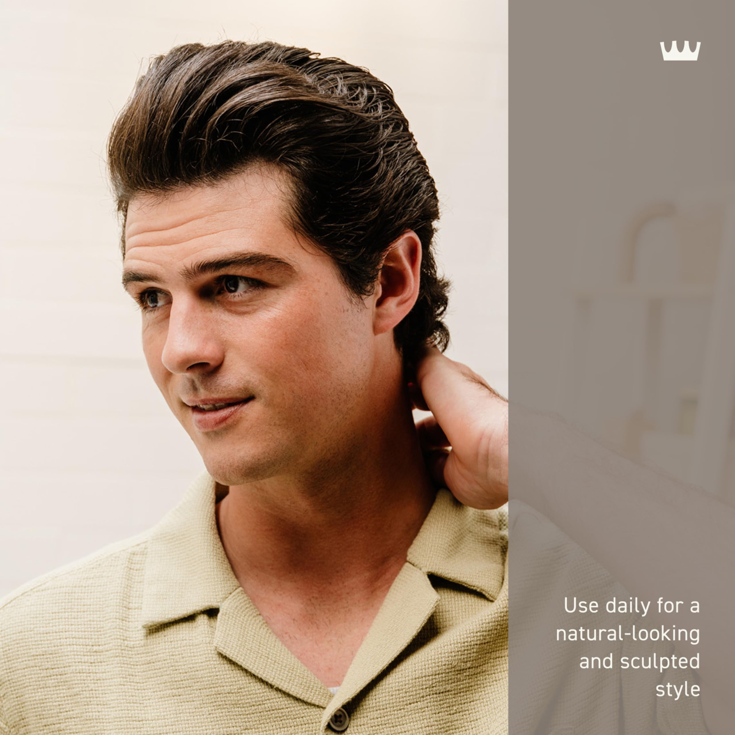 Cremo Hair Styling Clay for long hair providing flexible hold and texture.