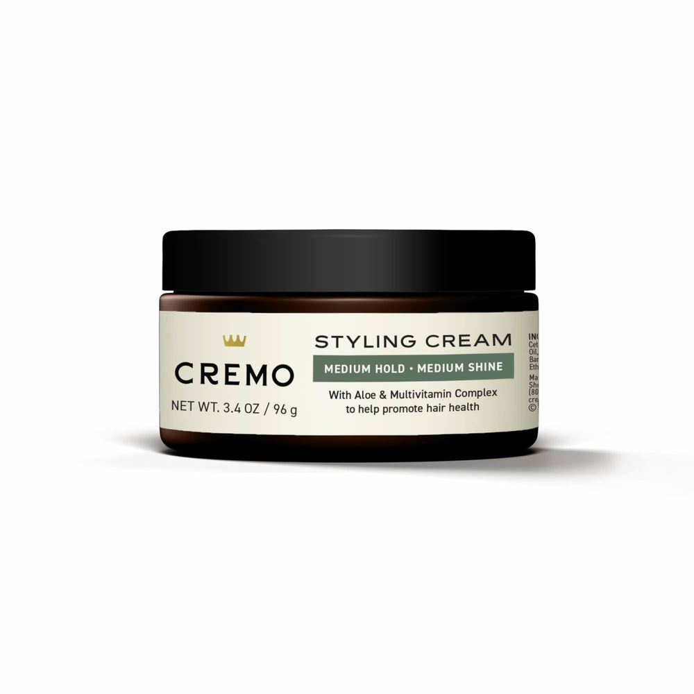 Cremo Hair Styling Cream on unwashed hair reactivates your style.