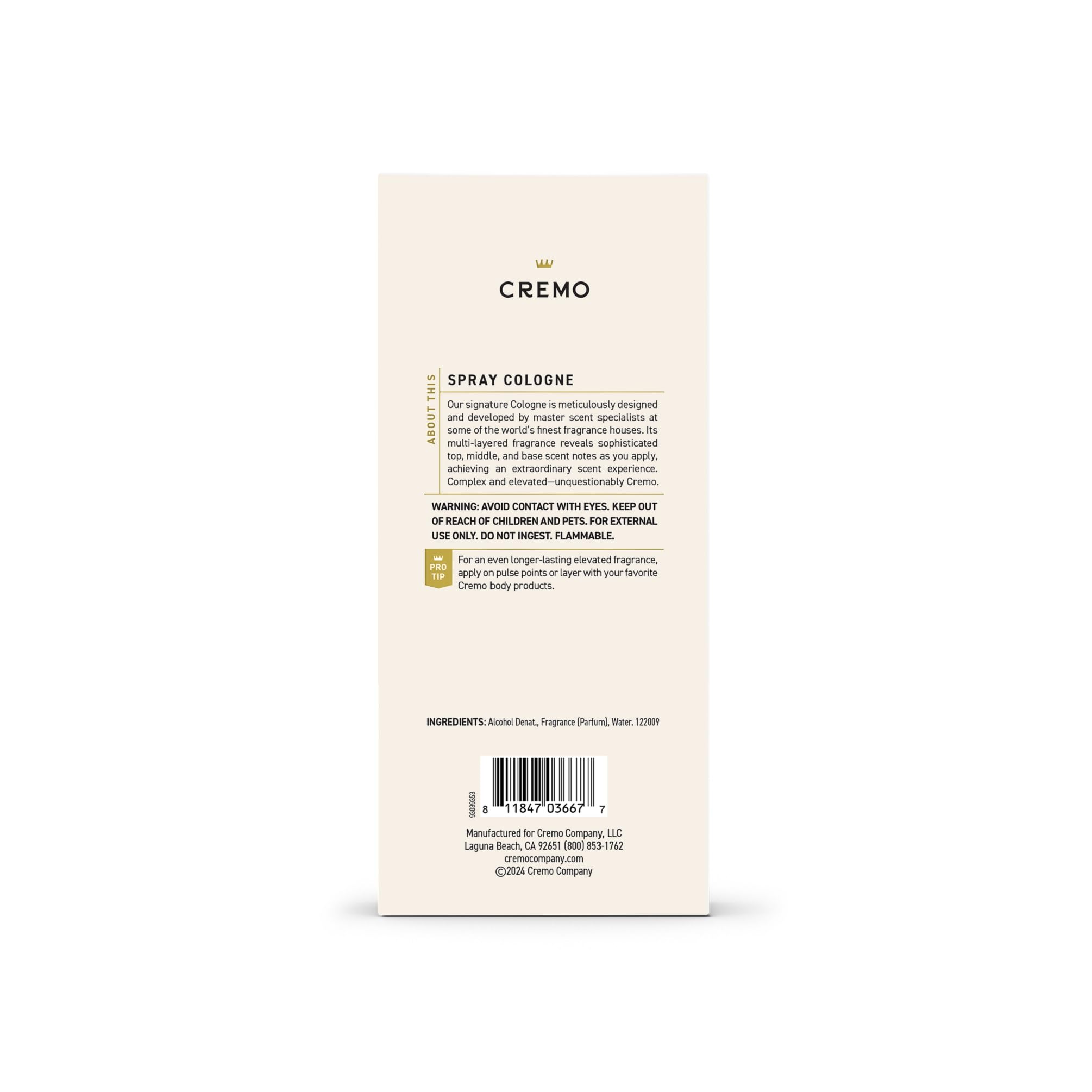 Cremo Italian Bergamot body wash pairing supports a coordinated grooming routine.