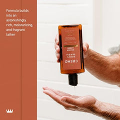 Cremo sophisticated fragrance enhances daily grooming with a modern aroma.