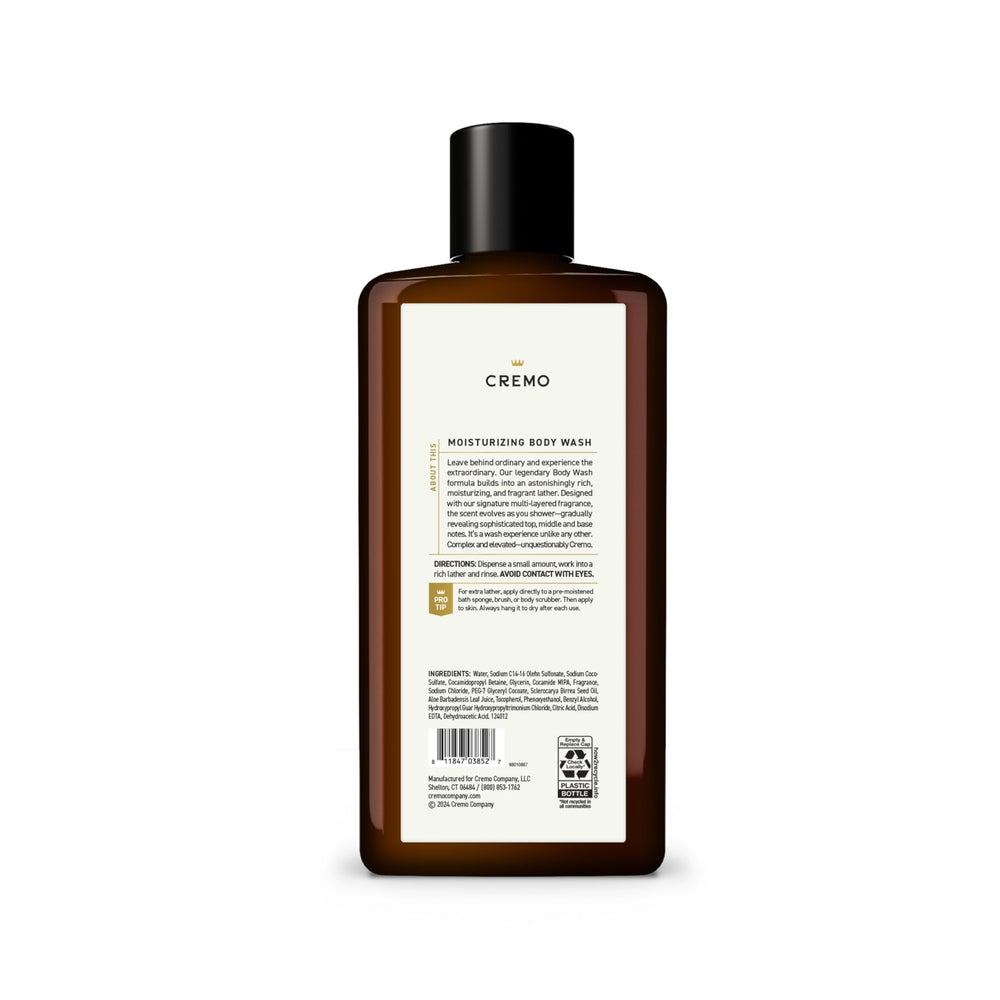 Cremo moisturizing cleanses leave skin nourished and comfortable.