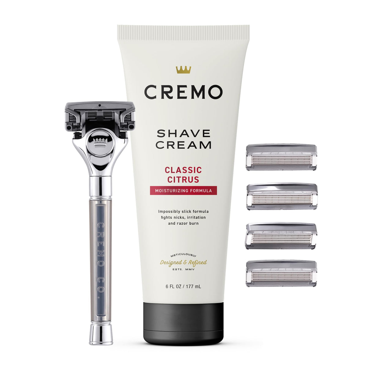 Cremo Original Shave Set packaging, premium and gift-ready for grooming routines.