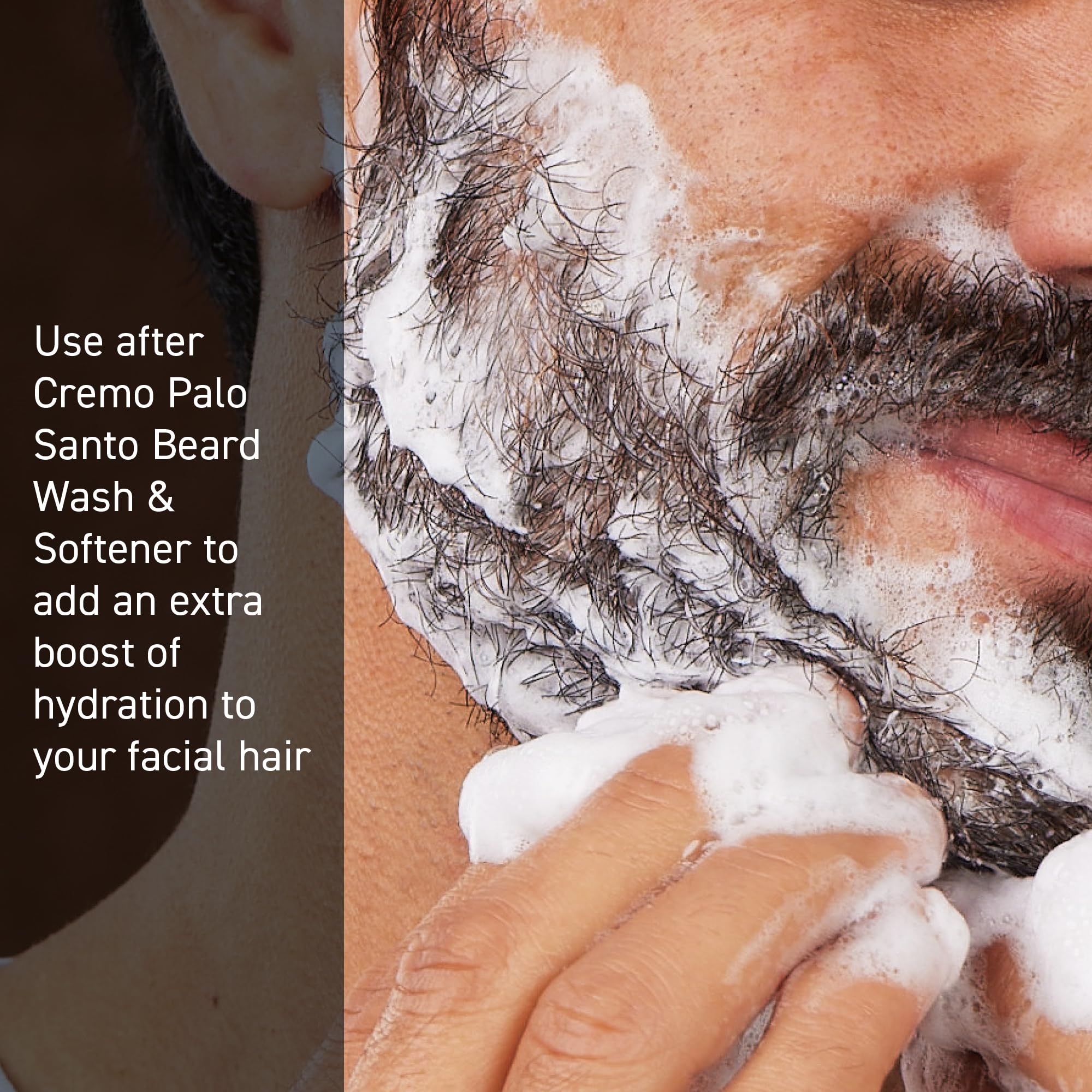 Creamy texture close-up indicating rich moisture for beard hydration