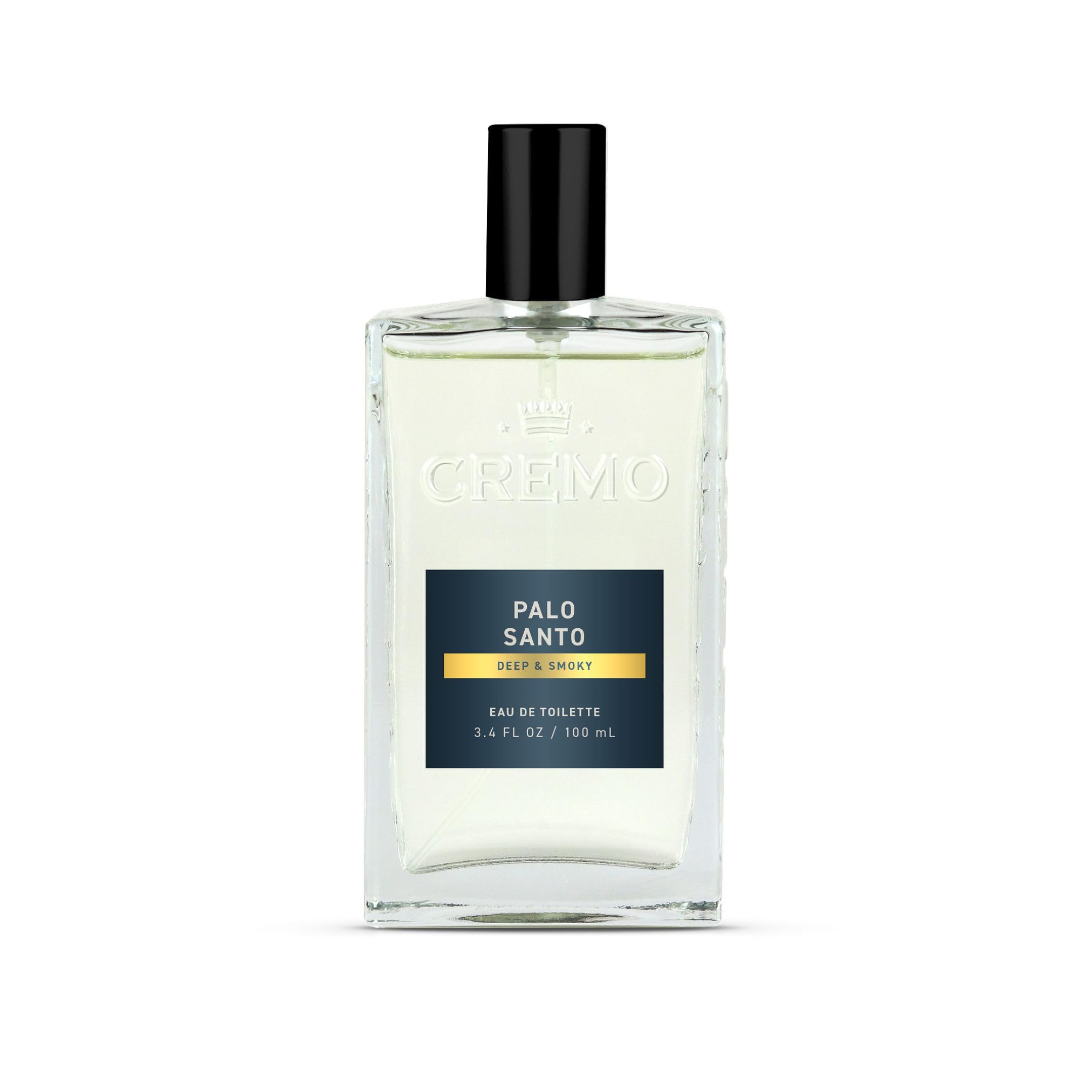 Cremo Palo Santo cologne bottle highlights multi-layer scent for confident daily wear