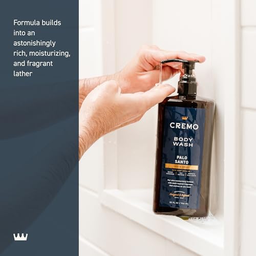 Cremo Palo Santo fragrance layering reveals evolving top, middle, and base notes.