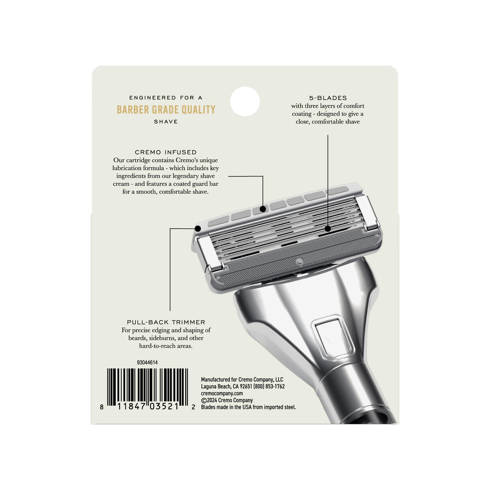 Cremo Razor Refills complete-grooming-solution fits your daily shaving routine.