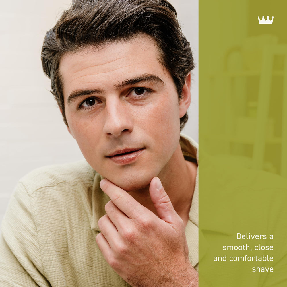 Cremo Sage & Citrus packaging conveys premium quality and home-barber feel.