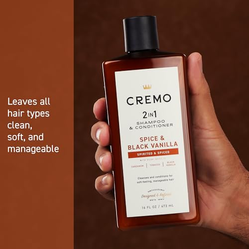 Cremo Spice and Black Vanilla close-up reveals layered fragrance notes for a premium scent