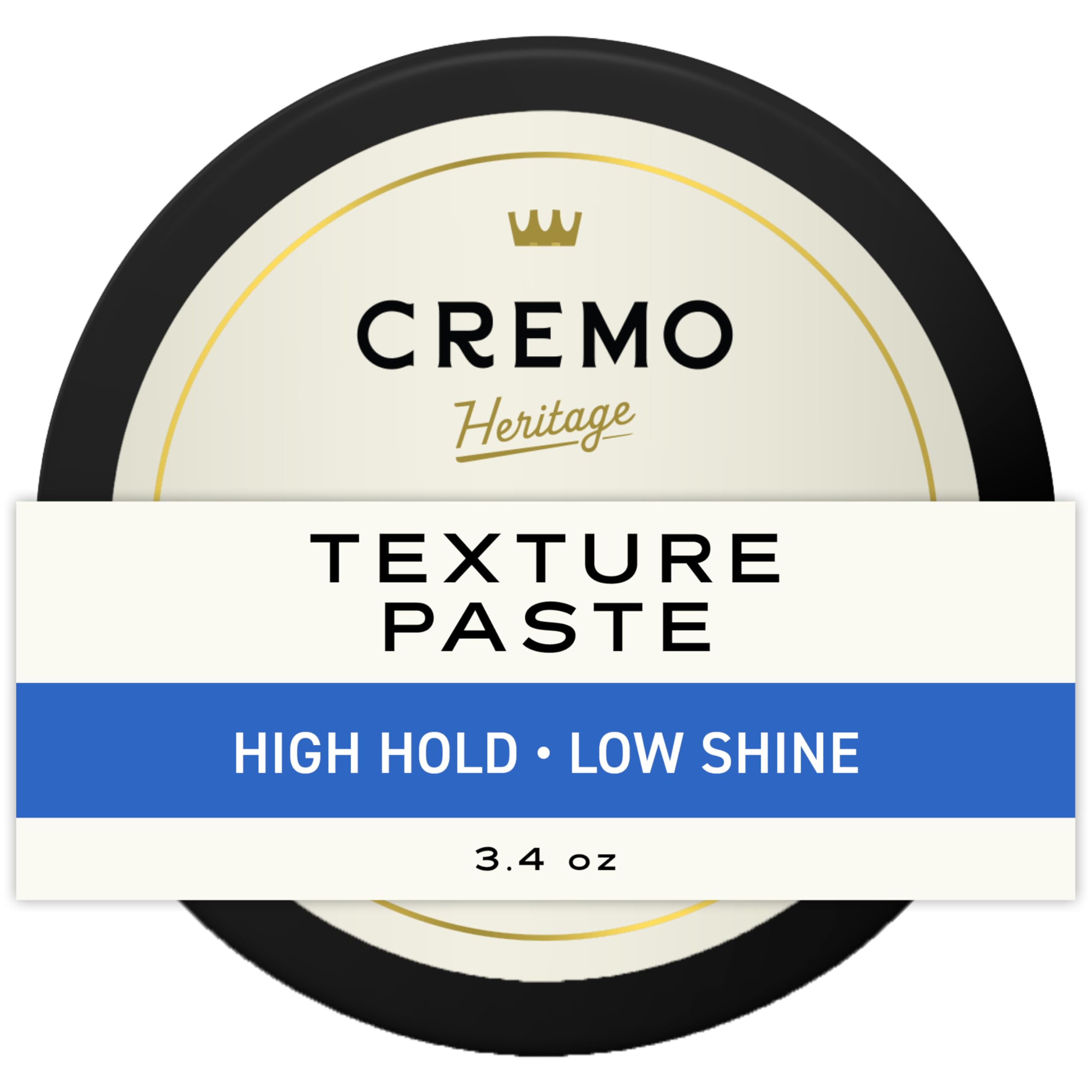 Cremo Texture Paste bottle ready for barber-grade hold and texture