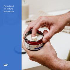 Matte finish achieved with Cremo Texture Paste