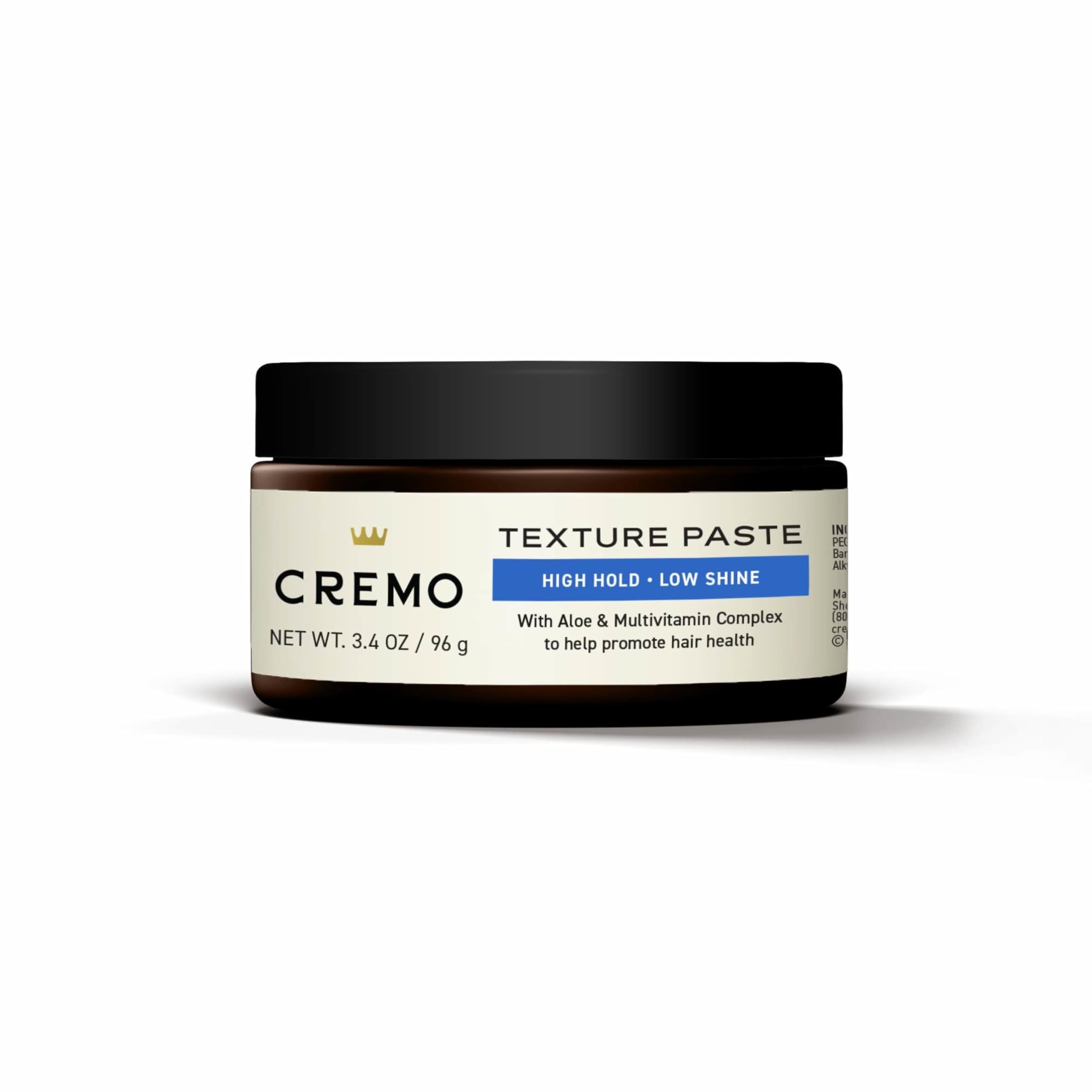 Strong hold in Cremo Texture Paste for defined shapes