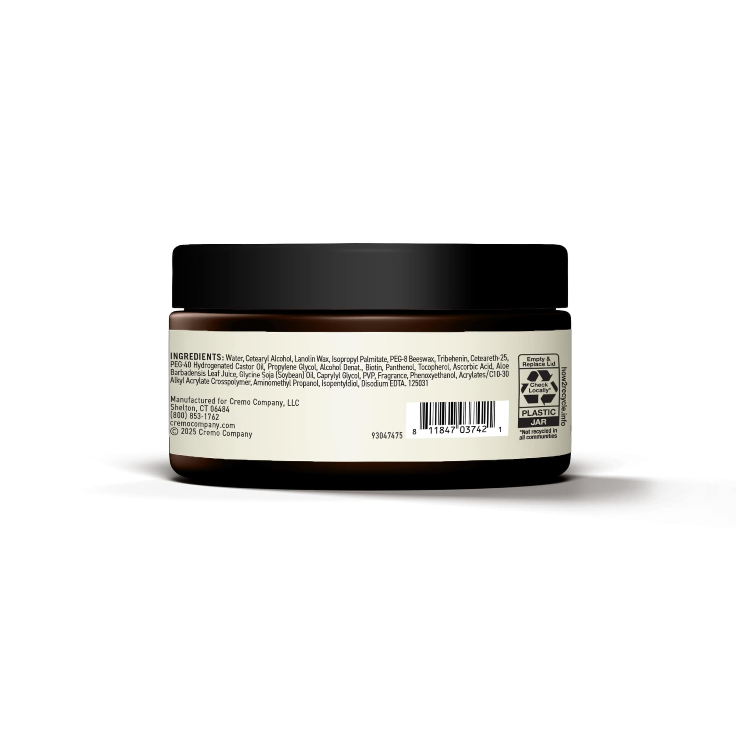 Volume showcase with Cremo Texture Paste on styled hair