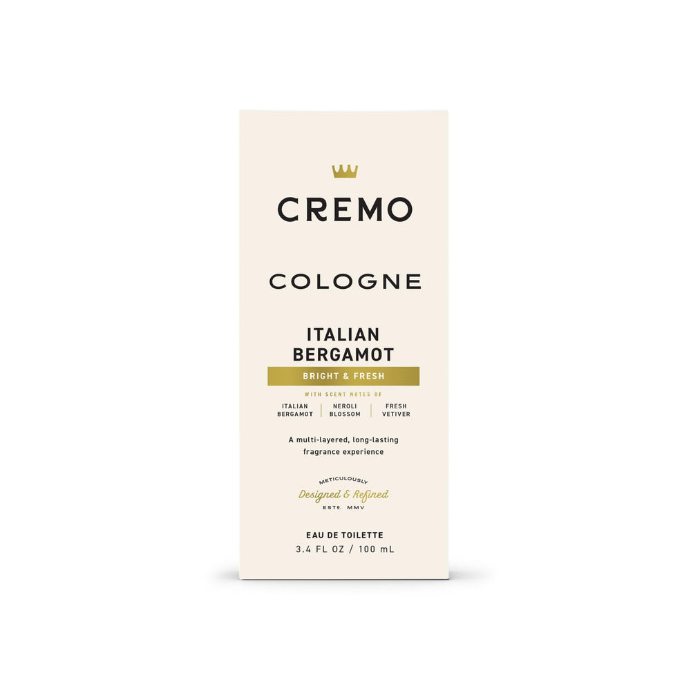 Cremo TSA-friendly travel size enables on-the-go scent without hassle.
