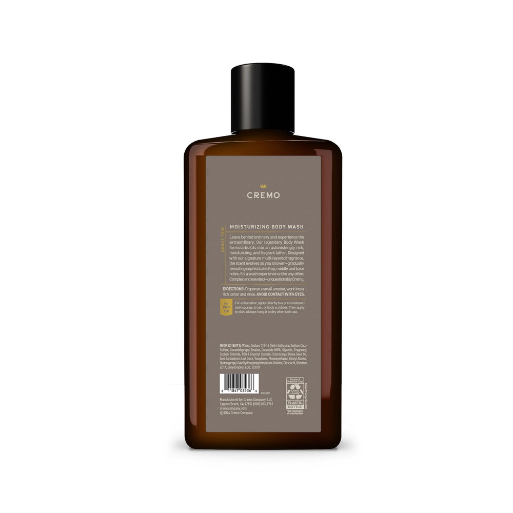 Premium packaging on shelf signals gifting-ready body wash