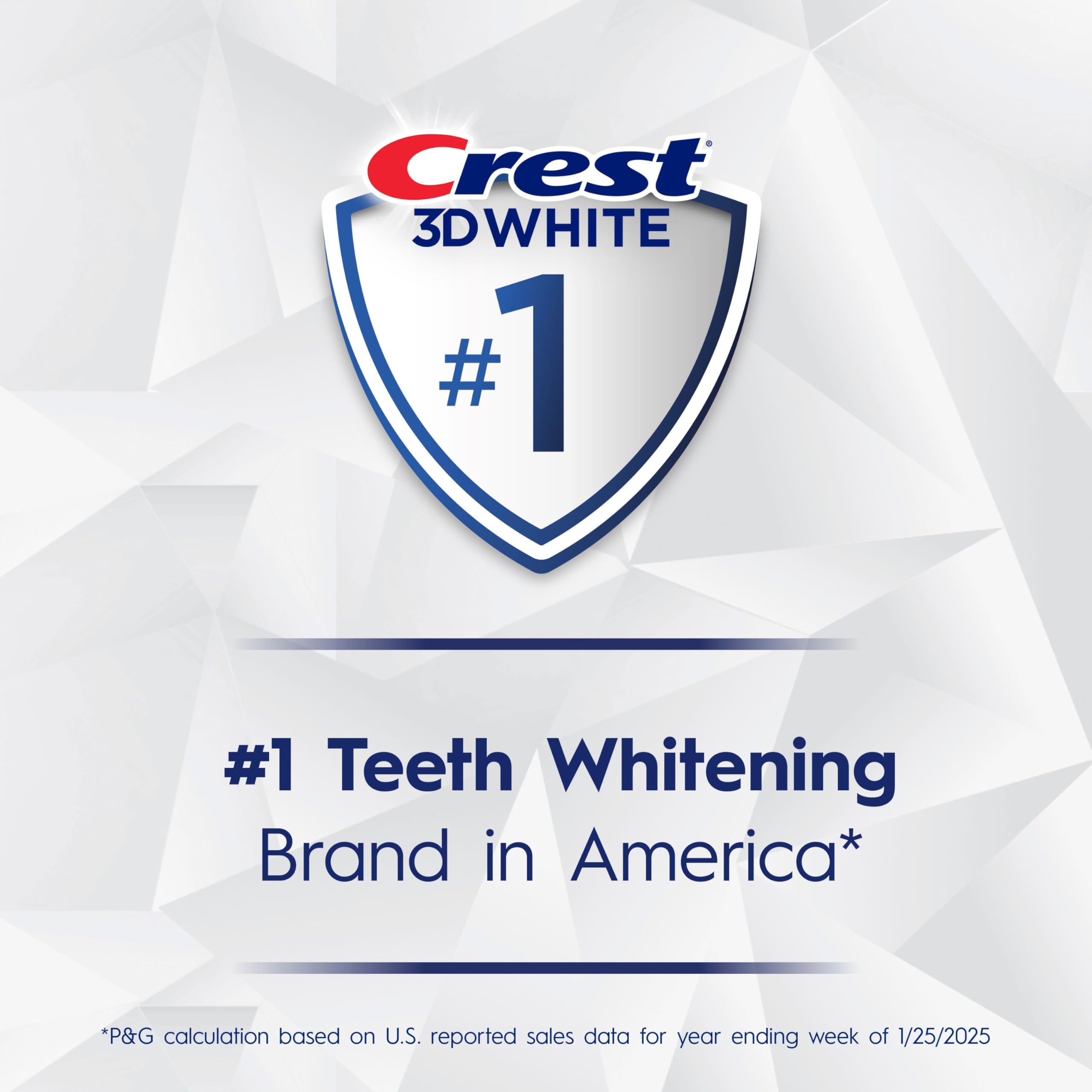 Crest 3D White Brilliance Blast close-up highlights 100% more surface stain removal in 3 days