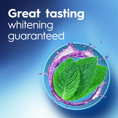 Crest 3D White Brilliance label shows peroxide-free and alcohol-free formula