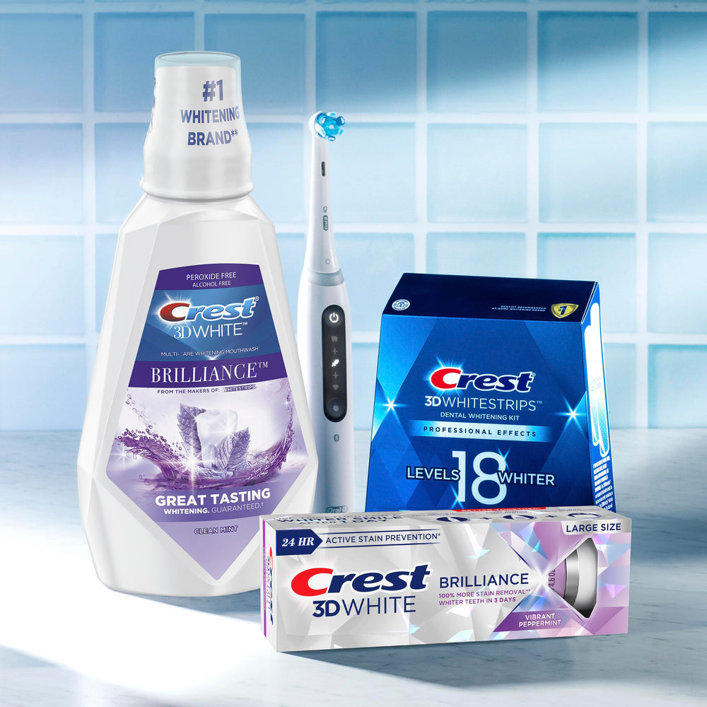 Mouthwash bottle with mint leaves suggesting freshness and breath support