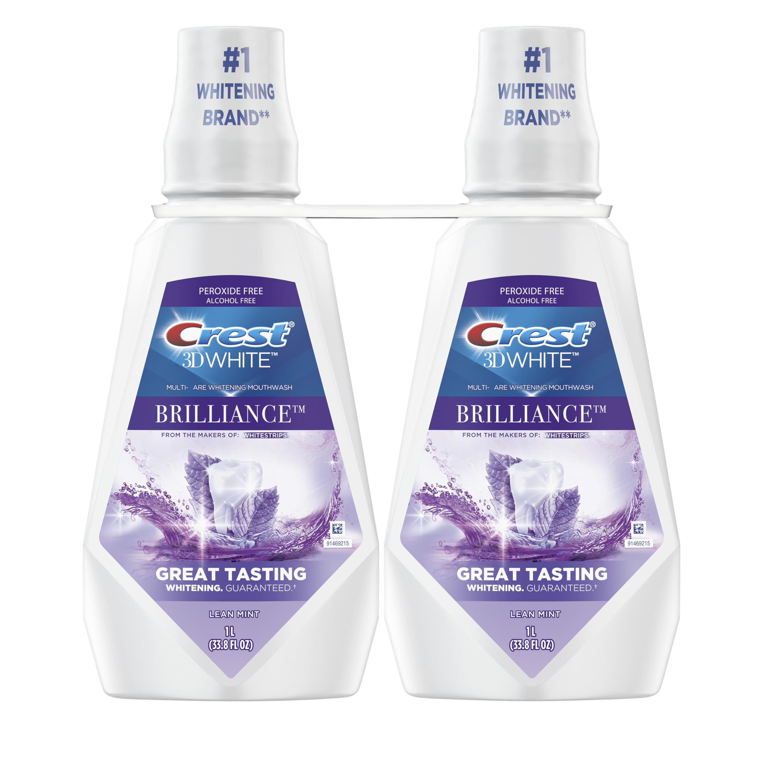 2x1L Crest packaging shown as a value-pack option
