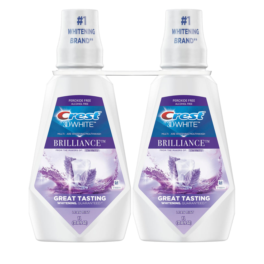 2x1L Crest packaging shown as a value-pack option