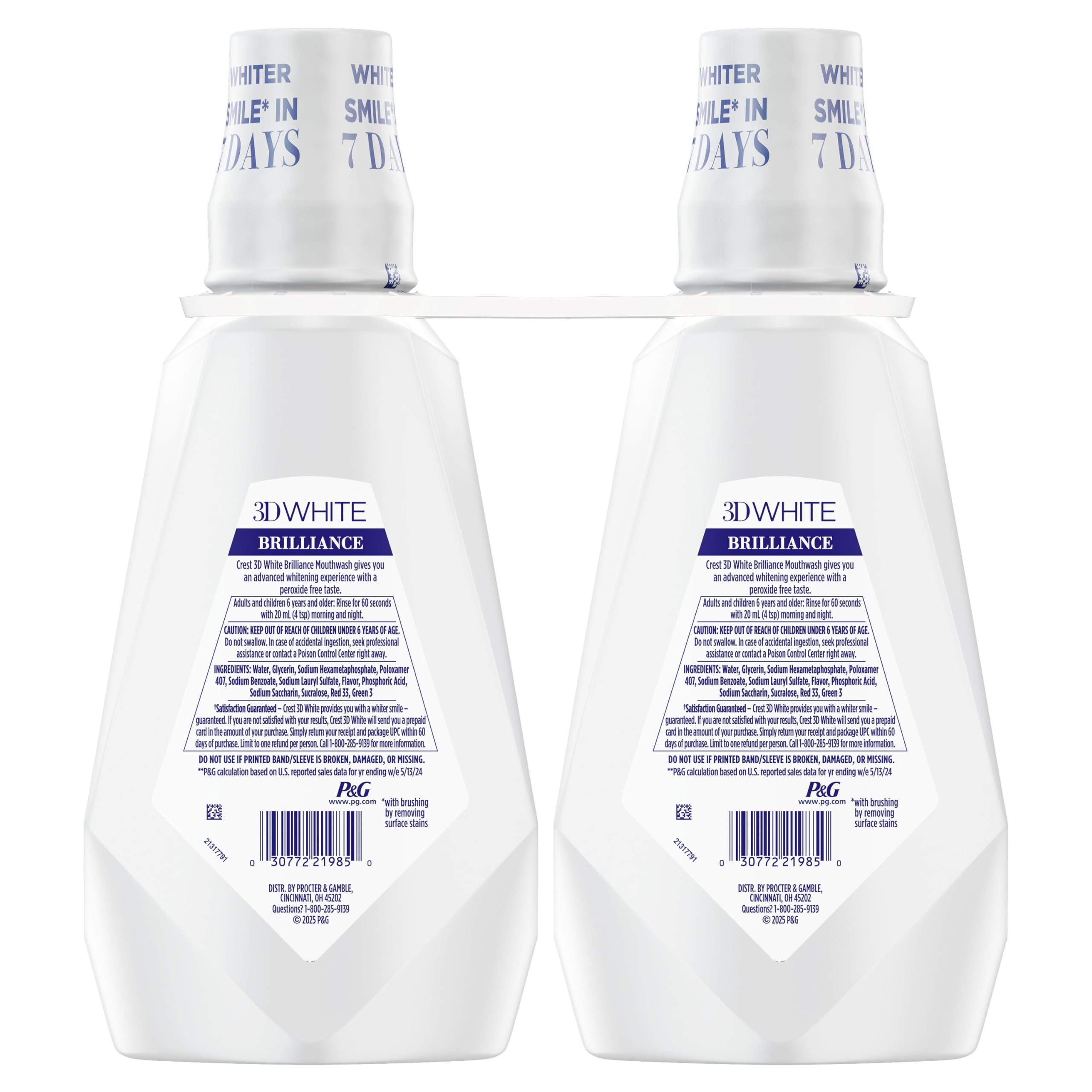 Travel-ready Crest 3D White Brilliance pack suited for daily use