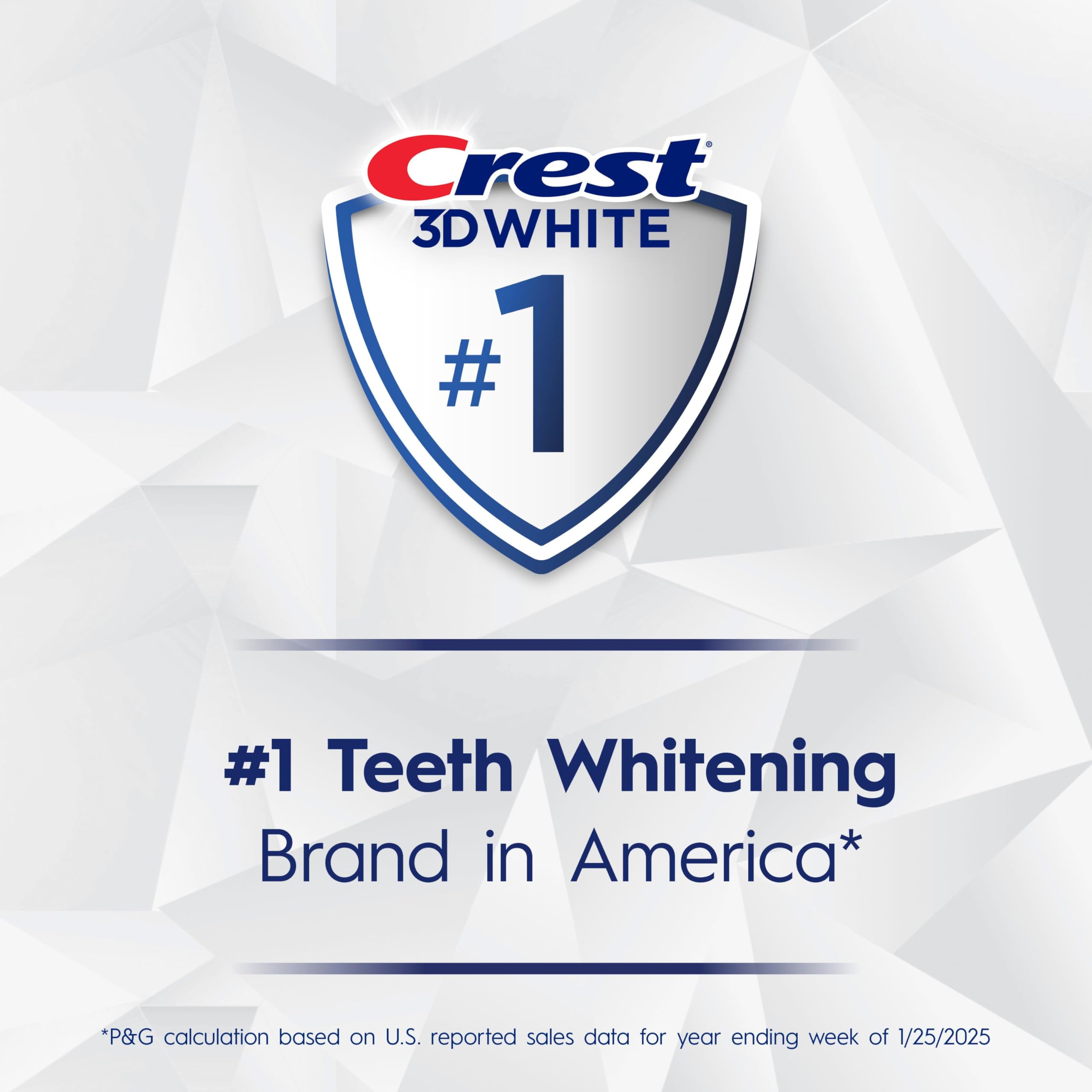 Crest 3D White Brilliance Pro 3X whitening system visual on product