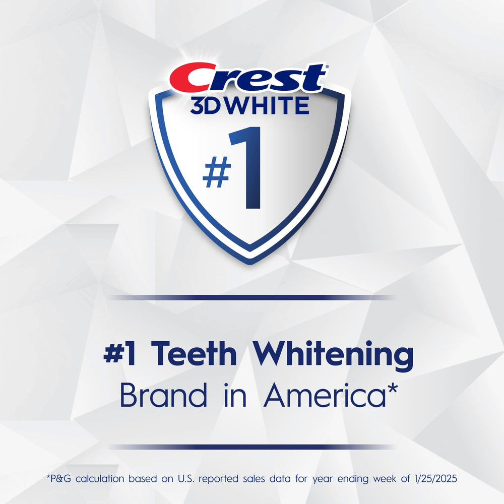 Crest 3D White Brilliance Pro 3X whitening system visual on product