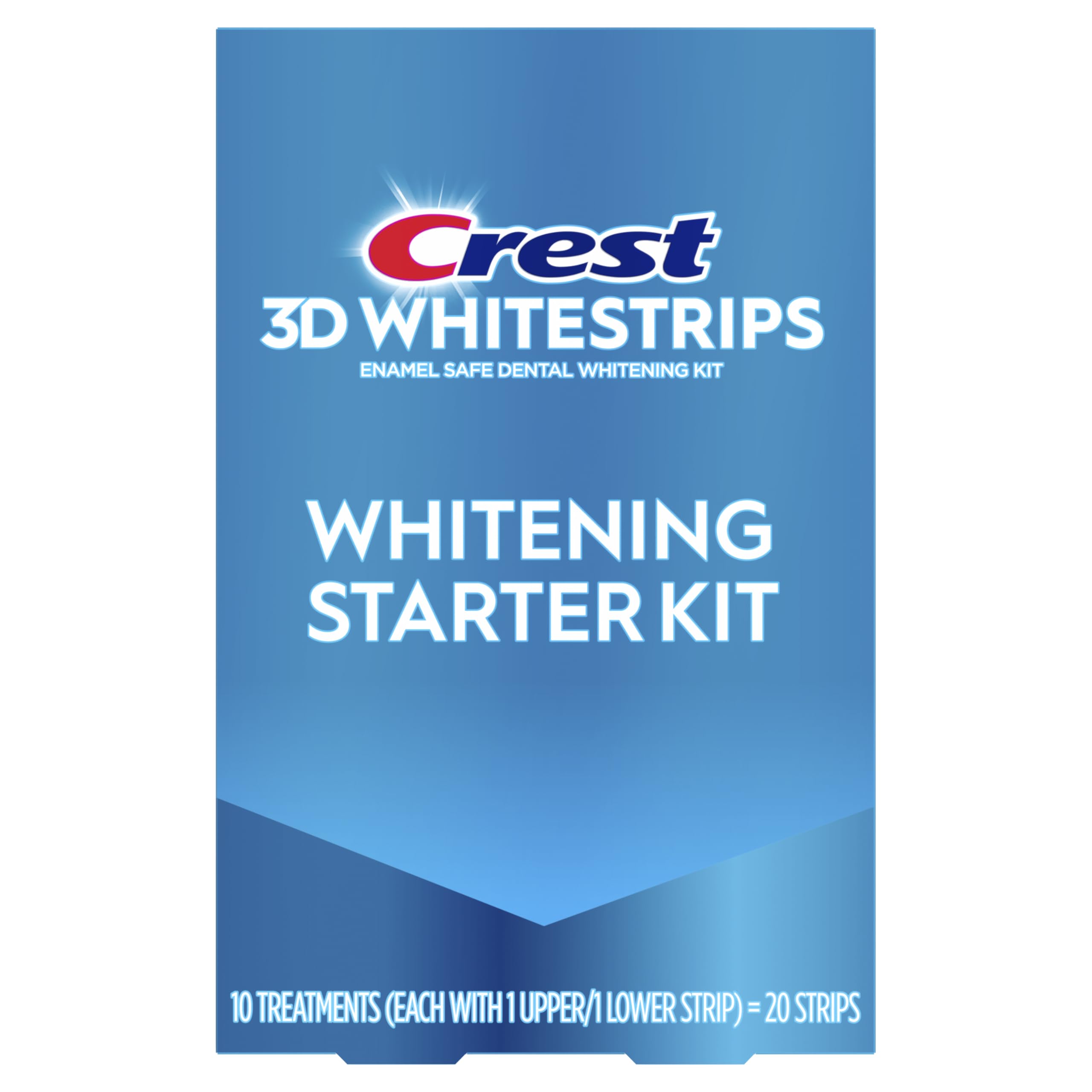 Crest 3D Whitestrips 30-minute treatment image suggesting quick results