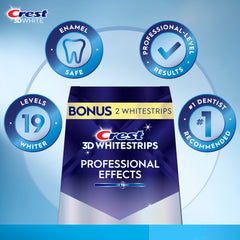 Crest 3D Whitestrips Advanced Seal Technology ensures a no-slip whitening session.