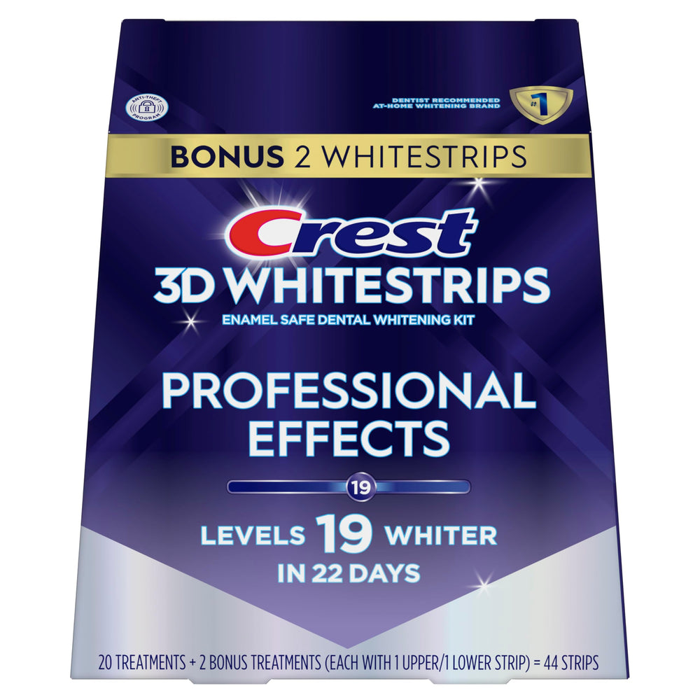 Crest 3D Whitestrips enamel-safe formula keeps enamel protected while whitening.