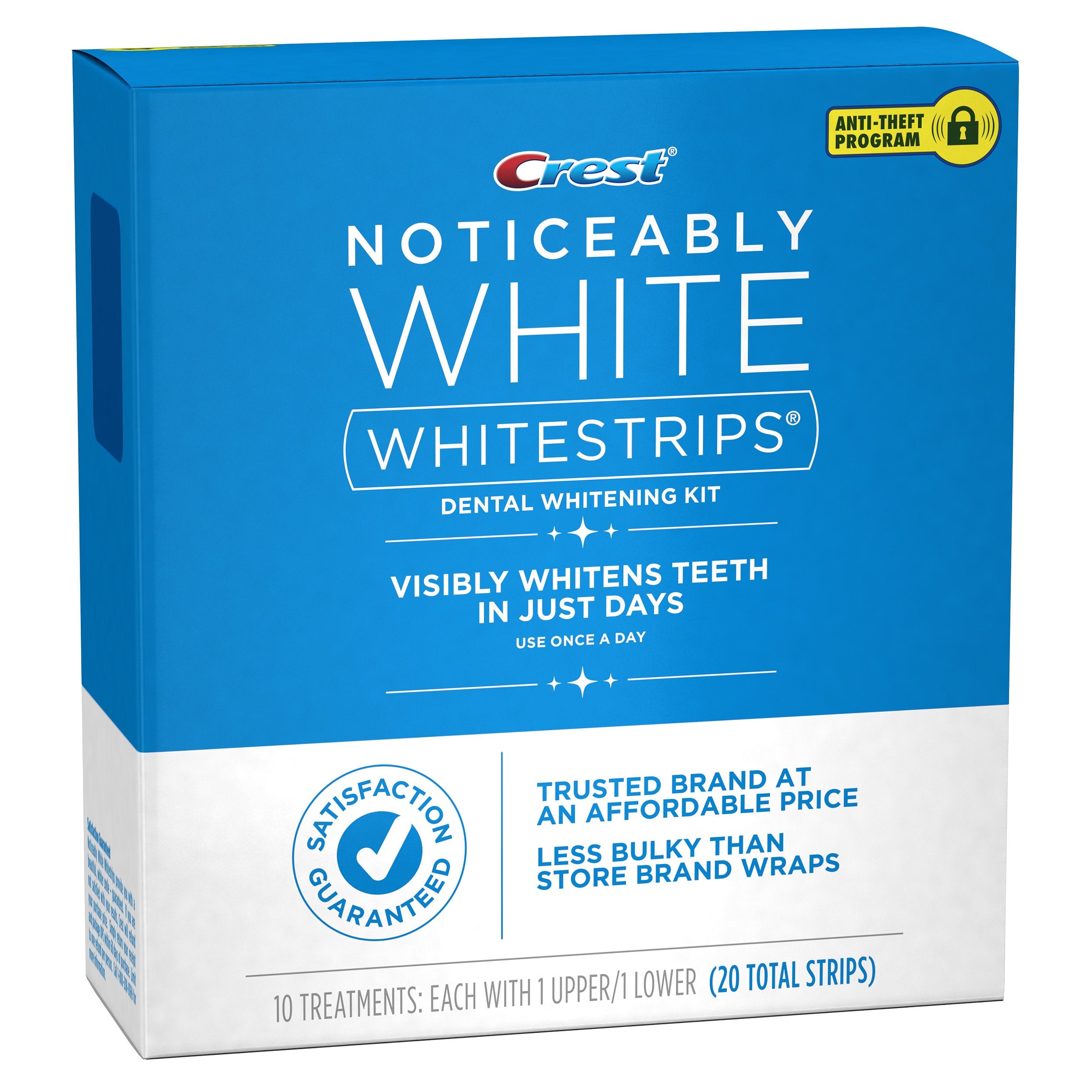 Crest 3D Whitestrips enamel-safe ingredient noted for user reassurance