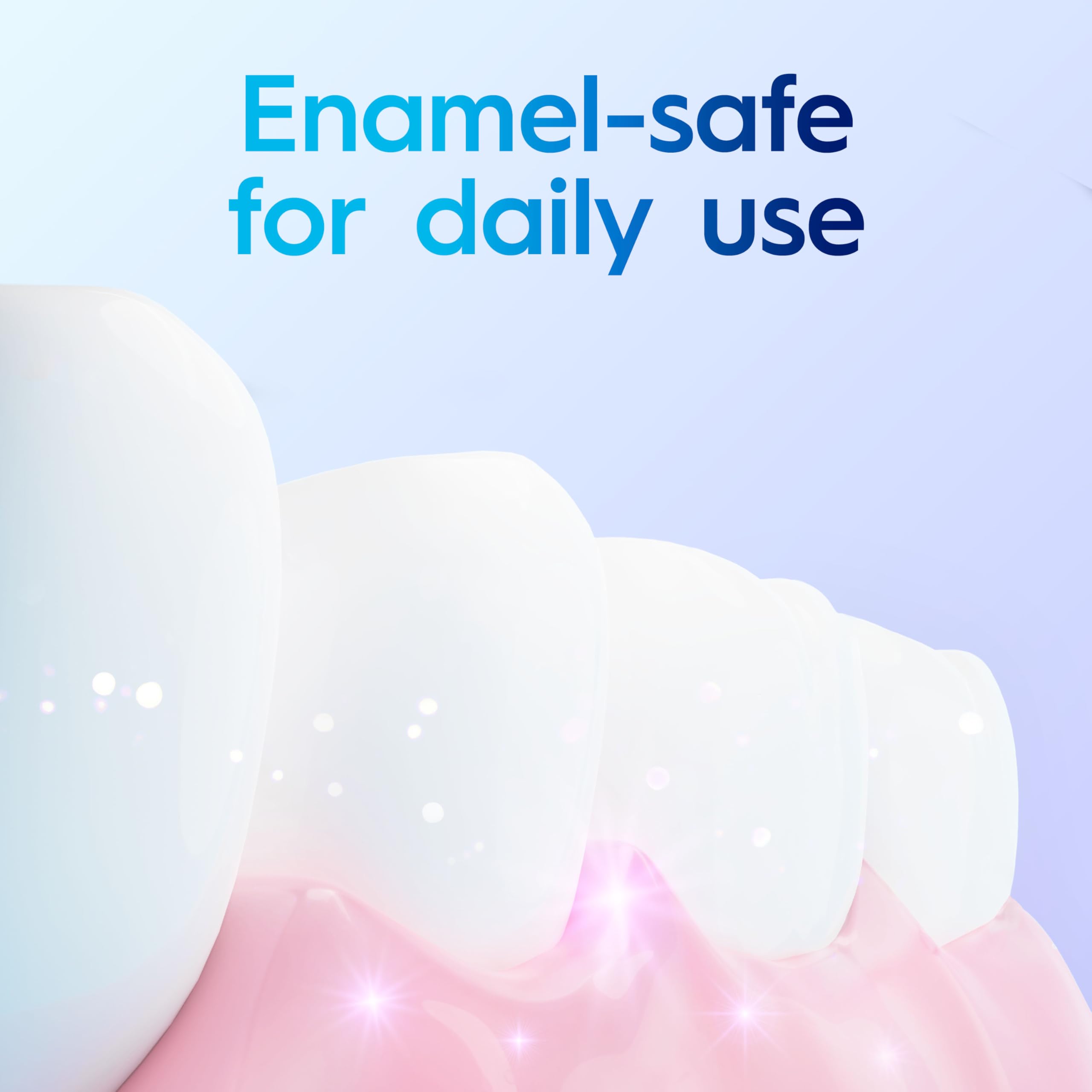 Crest 3D White Brilliance fast-acting technology graphic indicating quick results