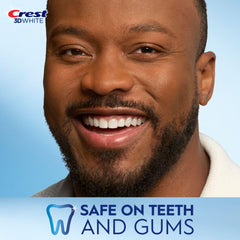 Crest 3D Whitestrips Age Renew lower-teeth strip ready for whitening at home.