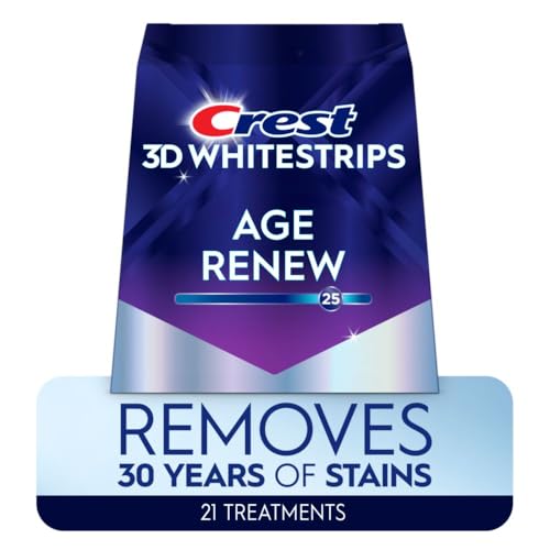 Crest 3D Whitestrips Age Renew storage guidance, refrigeration allowed.