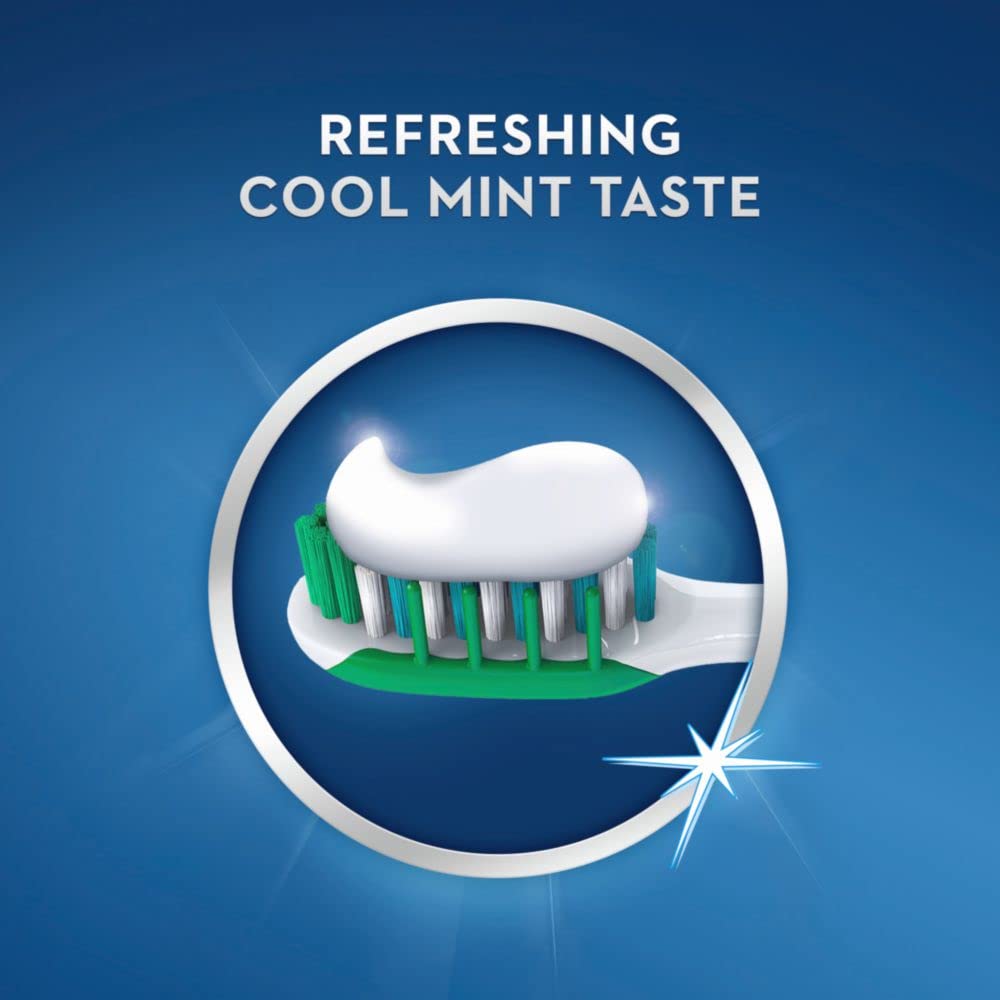 Crest Baking soda and peroxide clean feel emphasizes whitening and clean sensation.