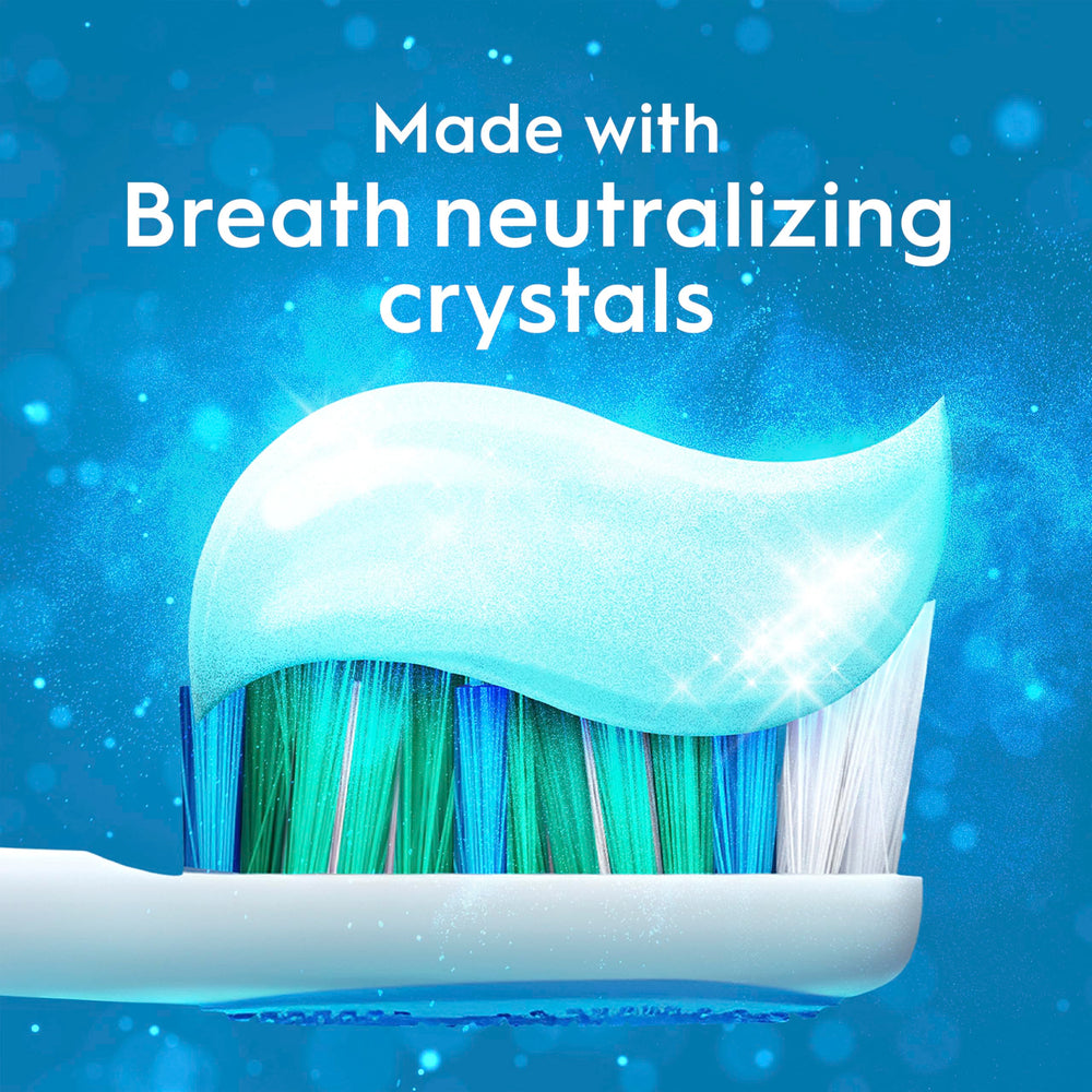 Crest toothpaste fights cavities while maintaining enamel health