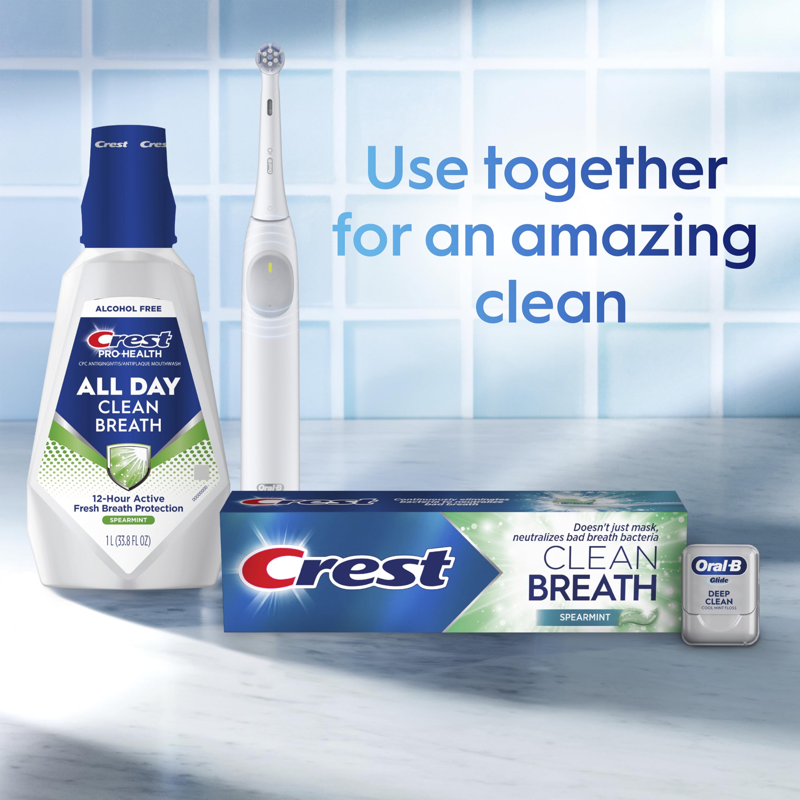 Crest cavities-protection toothpaste helps daily oral defense.