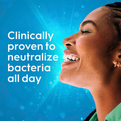 Crest Clean Breath brushing action with toothpaste foam for daily fresh breath maintenance