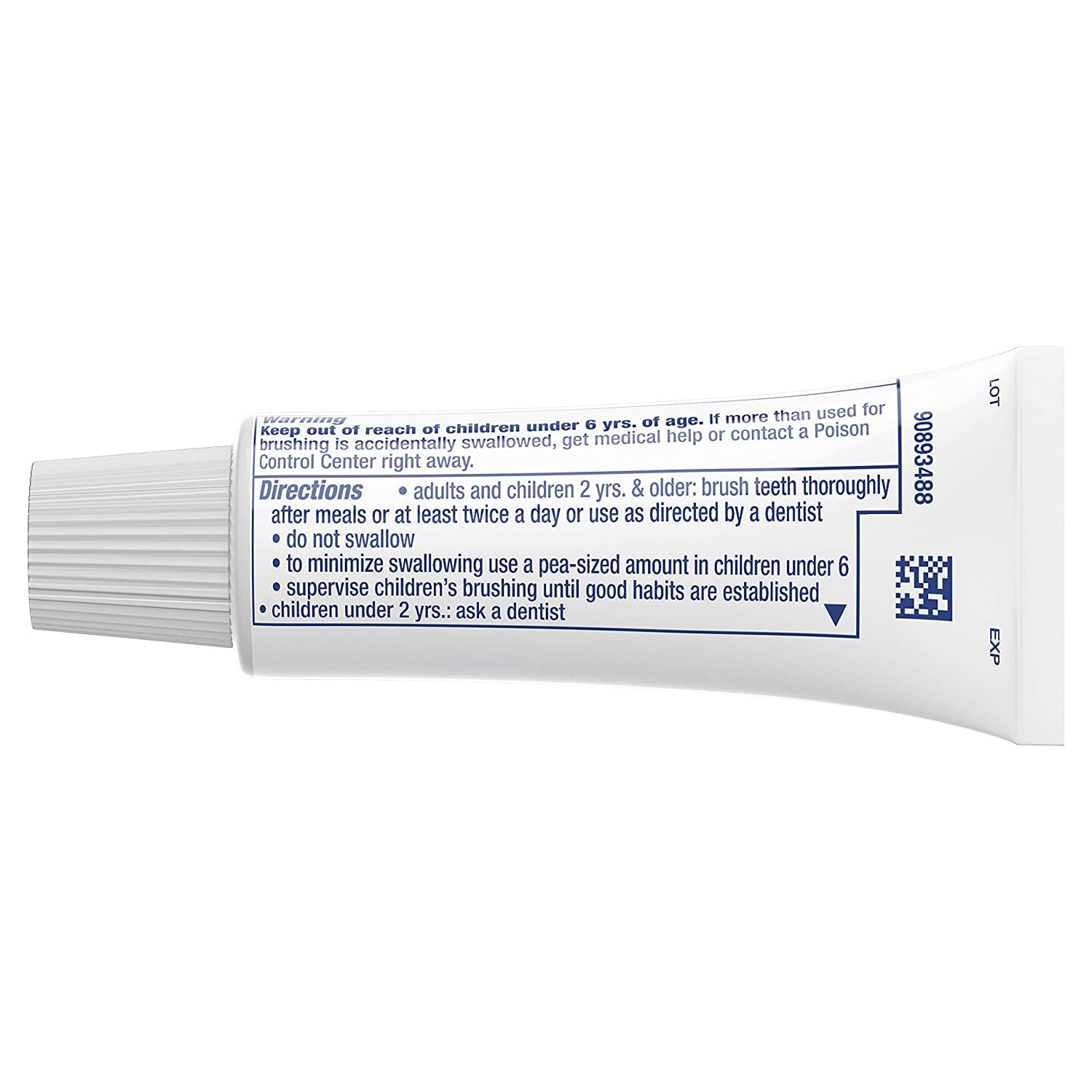 Crest Complete Whitening Scope mint foam ready to freshen breath and clean.