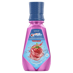 Crest Kid's Anticavity Mouthwash Strawberry Rush bottle, 500 ml, kid-friendly oral care