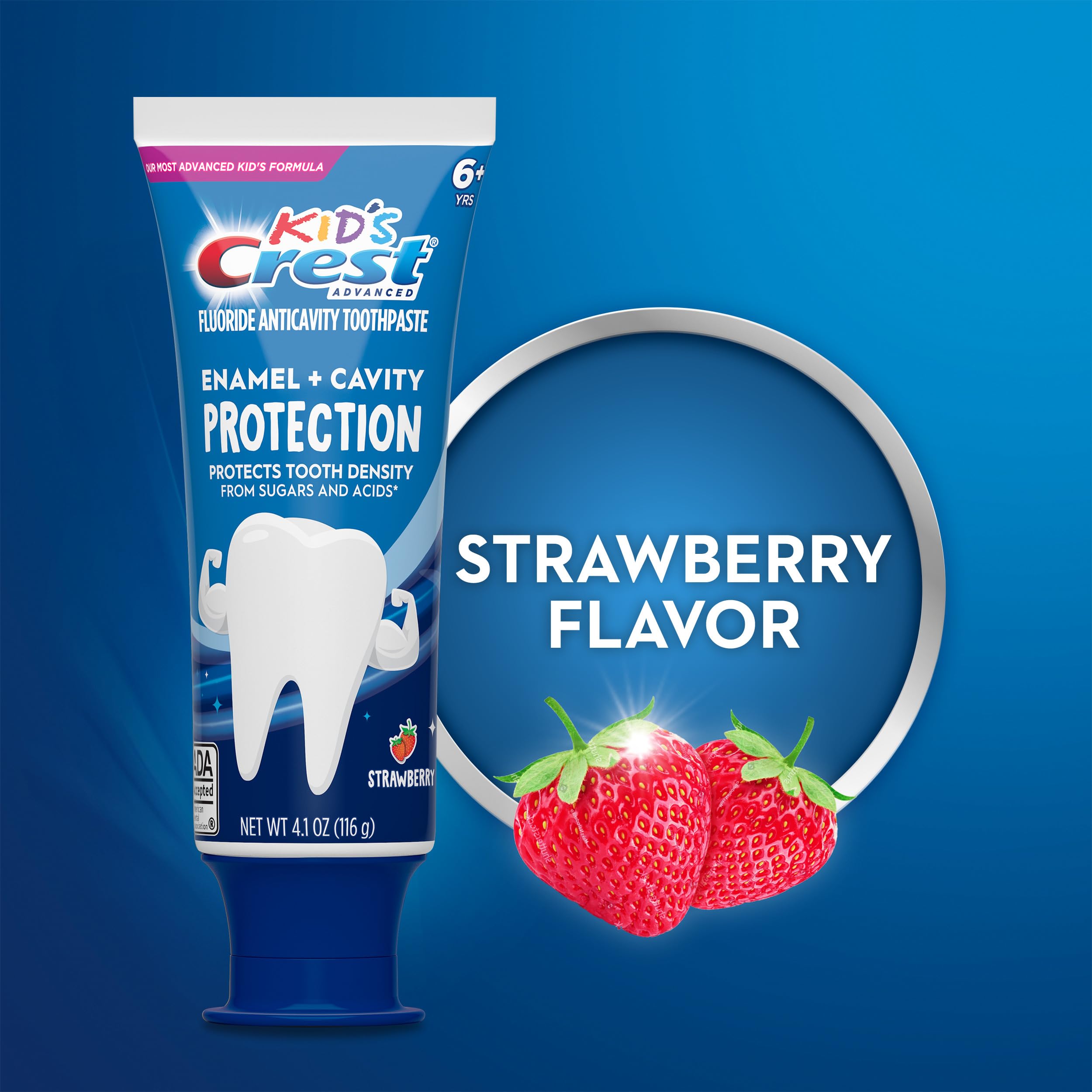 Crest Kids Enamel + Cavity Protection Toothpaste supports a healthy brushing routine for kids.