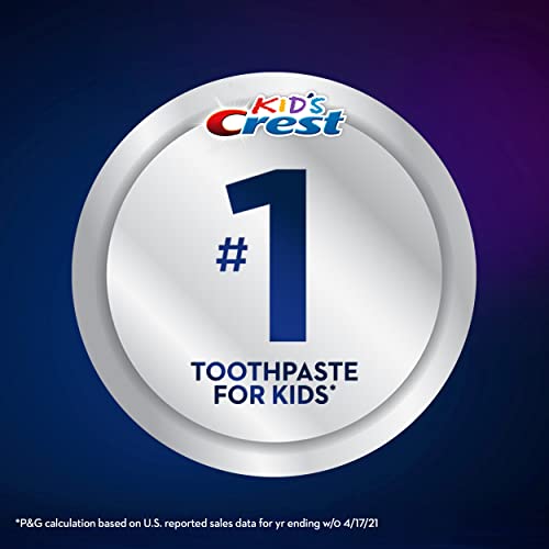 Crest Kids Enamel + Cavity Protection Toothpaste promotes regular brushing for stronger enamel.