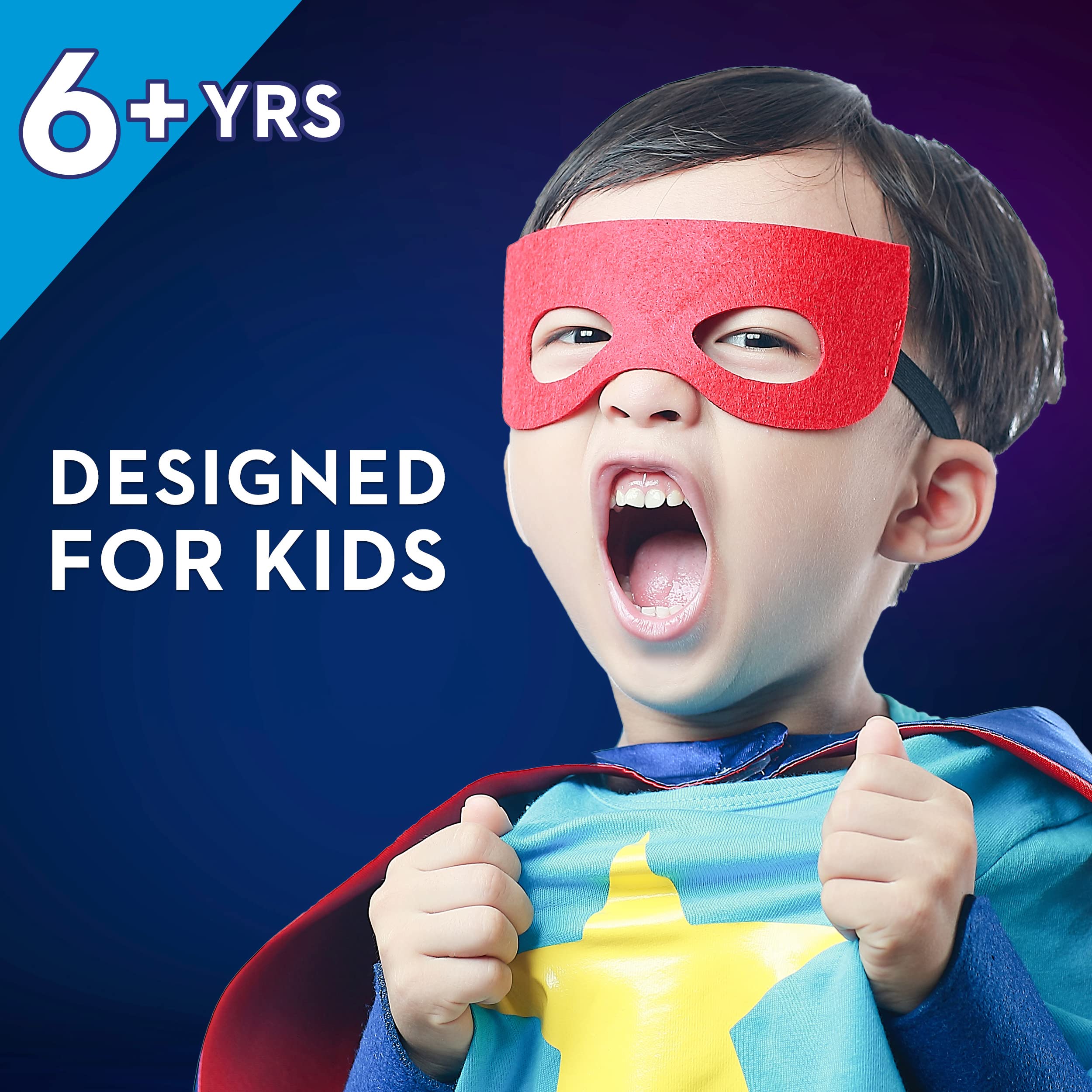 Crest Kids Enamel + Cavity Protection Toothpaste with fluoride supports cavity prevention.