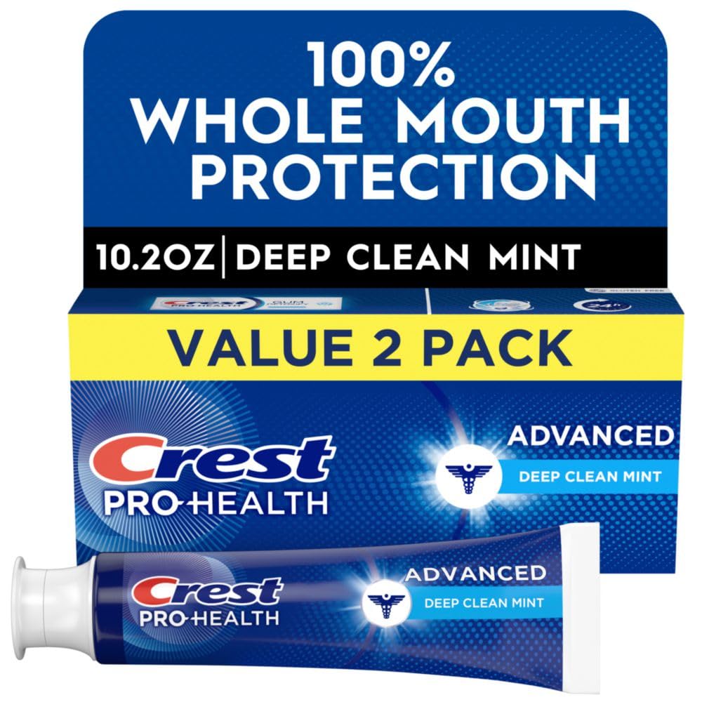 Crest Pro-Health Advanced Deep Clean Mint on a store display shelf