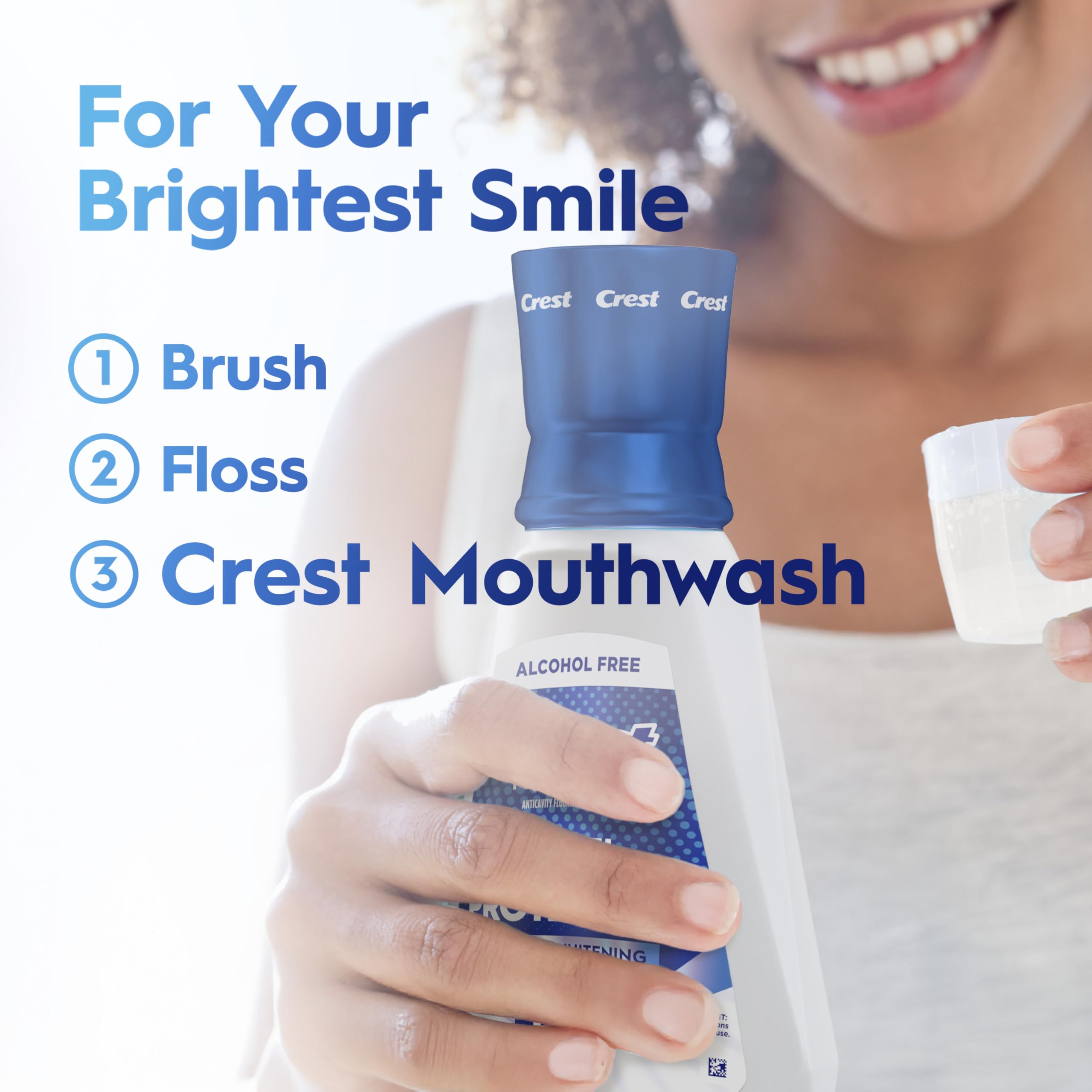 Minty energizing rinse shown in Crest Pro-Health Advanced close-up