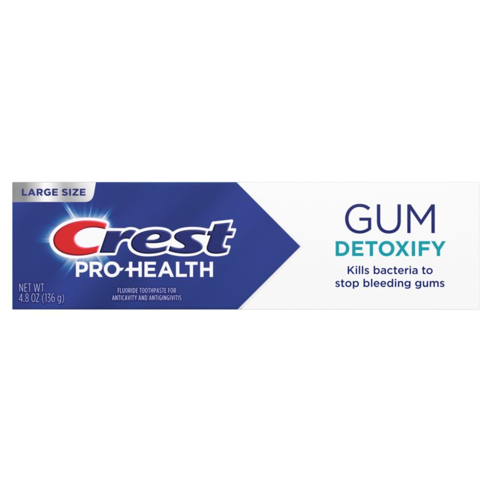 Crest Pro-Health Gum Detoxify Deep Clean demonstrates antibacterial fluoride action.